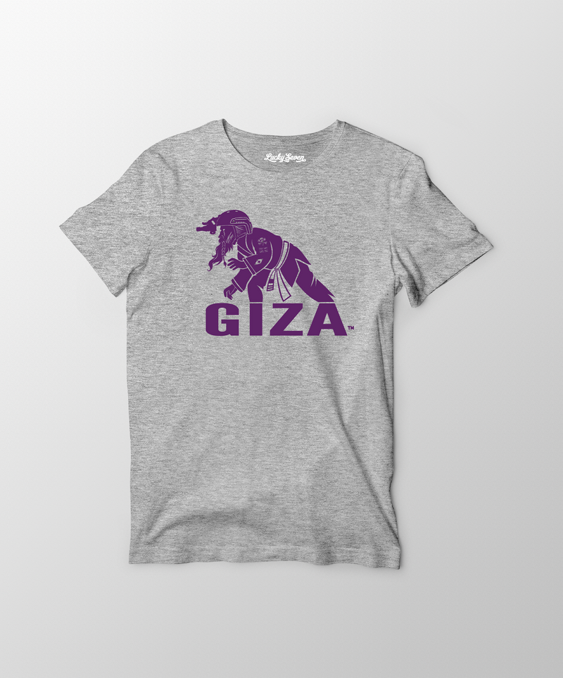 REORG Giza T-Shirt- Grey/ Purple