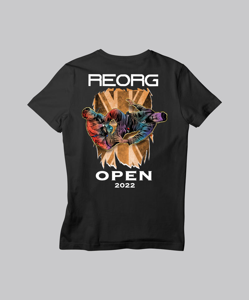 REORG Open T-Shirt- Black